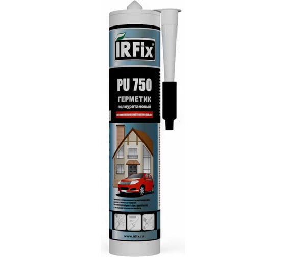 Полиуретановый герметик IRFIX PU-750 серый 300 мл 20146