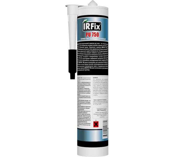 Полиуретановый герметик IRFIX PU-750 серый 300 мл 20146
