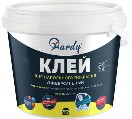 Универсальный клей для напольных покрытий ABC FARBEN HARDY 4 кг 4300007630