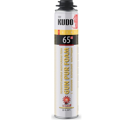 Пена полиуретановая монтажная профессиональная KUDO TREND 65 летняя KUPT10S65
