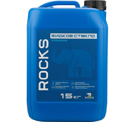 Жидкое стекло ROCKS 15 кг 043