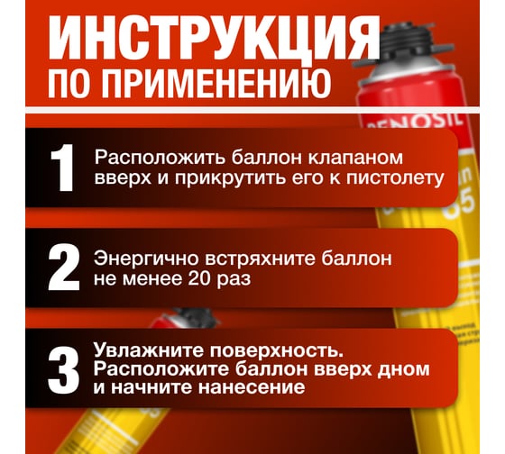Монтажная пена Penosil Goldgun 65 Профи 875 мл 218899 A1251Z
