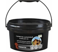 Герметик для дерева Alfaplast -125 "Теплый шов" Тик 10 л/15 кг 34333441