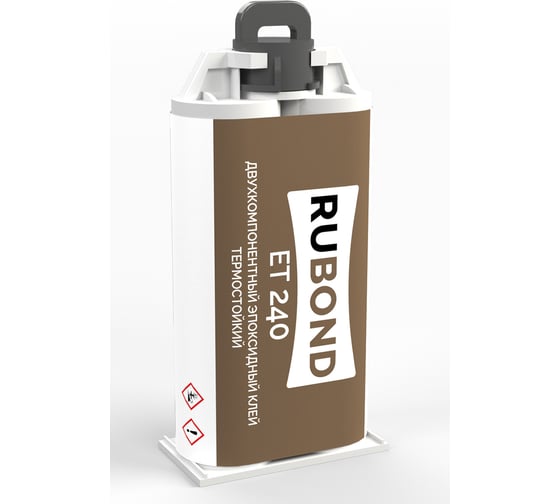 Двухкомпонентный эпоксидный клей Elastomeric Systems RUBOND ET 240 (термостойкий; 50 мл) 600606
