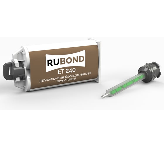Двухкомпонентный эпоксидный клей Elastomeric Systems RUBOND ET 240 (термостойкий; 50 мл) 600606