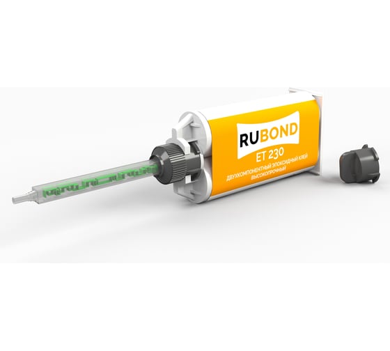 Двухкомпонентный эпоксидный клей Elastomeric Systems RUBOND ET 230 (высокопрочный; 50 мл) 600605