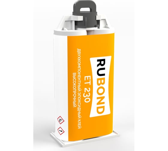 Двухкомпонентный эпоксидный клей Elastomeric Systems RUBOND ET 230 (высокопрочный; 50 мл) 600605