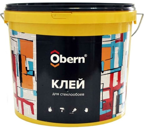 Клей для стеклохолстов и обоев Obern 5 кг 13466