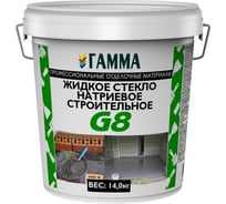 Жидкое стекло ГАММА G8 14 кг 233983