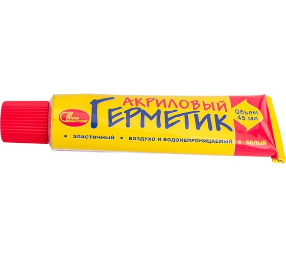 Акриловый герметик Новбытхим белый туба 45 мл 3173