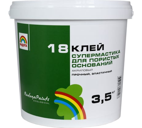 Клей для плитки и паркета Радуга Р-18 3,5 кг 4607017511527