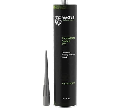 Полиуретановый герметик WOLF (серый; 310 мл) 523.0310