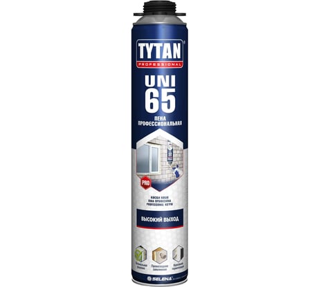 Профессиональная пена Tytan PROFESSIONAL 65 UNI летняя, 750 мл 16968 244037