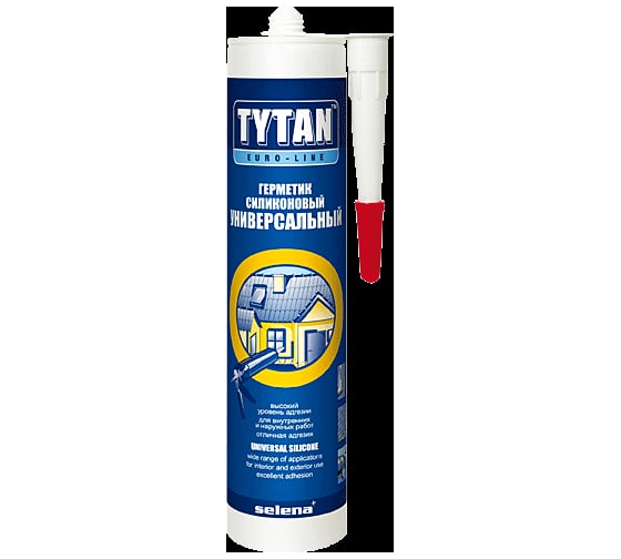 Универсальный силикон Tytan Euro-line, бесцветный, 290мл 6174 1