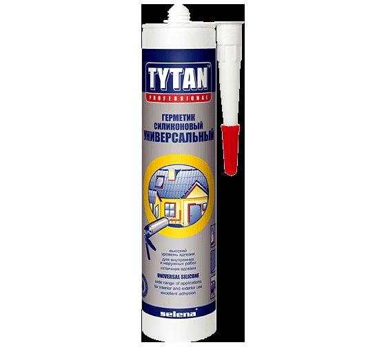 Универсальный силикон Tytan Professional, бесцветный, 310 мл 7777