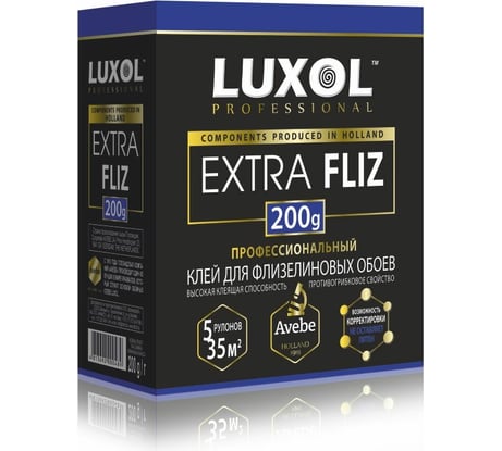 Обойный клей LUXOL EXTRA FLIZ (Professional) 200 г EXTRA FLIZ 200г.