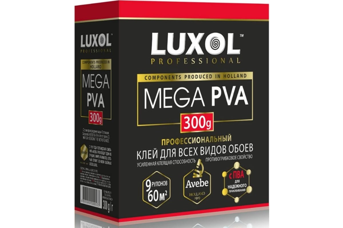  клей LUXOL MEGA PVA (Professional) 300 - выгодная цена .