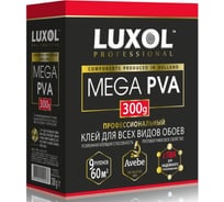 Обойный клей LUXOL MEGA PVA (Professional) 300г.