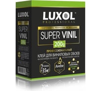 Обойный клей LUXOL SUPER VINIL профессиональный, 200 г LUXOL SUPER VINIL (Professional) 200г.