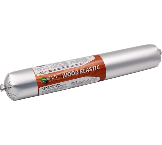 Акриловый герметик для дерева Sealit Wood Elastic 900 г, тик 136093