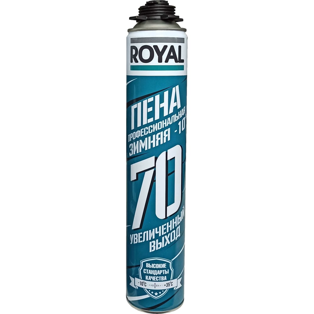Профессиональная пена ROYAL 70 зимняя, 870 мл, выход 70 л RF70W10 ...