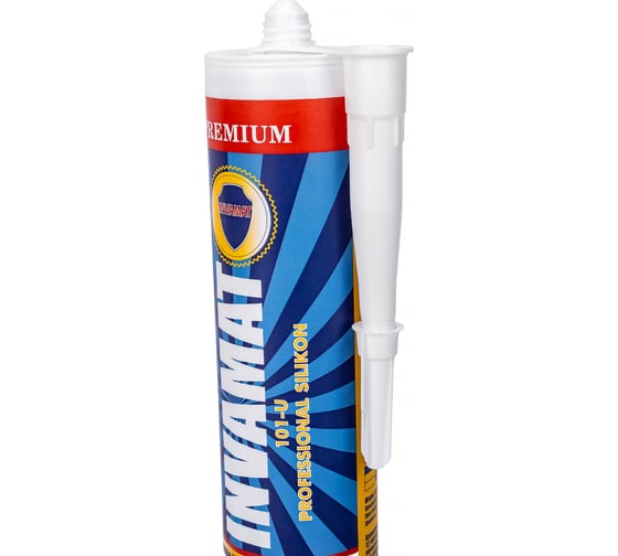 Силиконовый герметик INVAMAT 101-U UNIVERSAL SILICON 310 мл бесцветный 1135