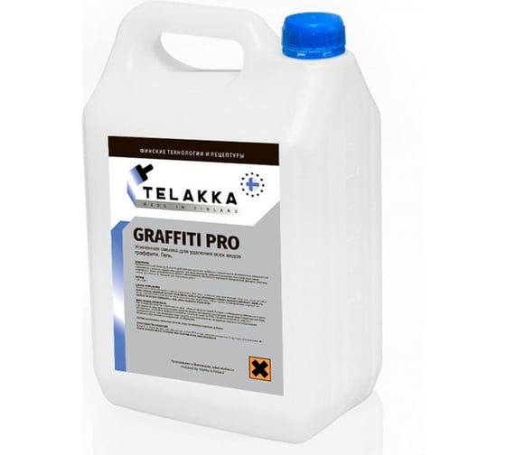 Усиленная смывка для удаления всех видов граффити Telakka GRAFFITI PRO 13 кг 4631160697944