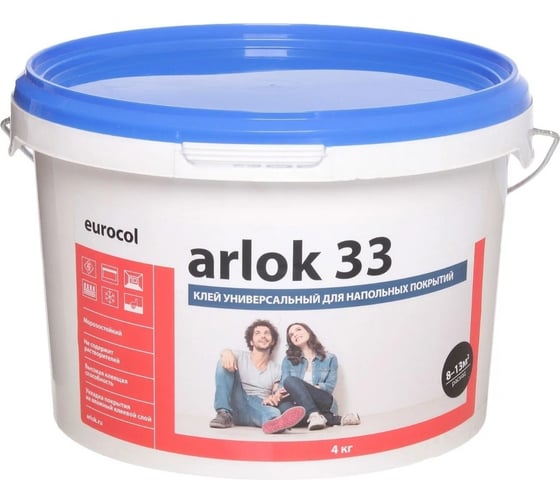 Клей для напольных покрытий ARLOK 33 4 кг 00000005313