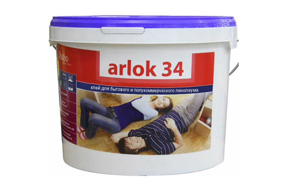 Клей для линолеума arlok 33 14 кг клей универсальный для напольных покрытий