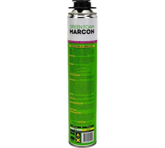 Профессиональная монтажная пена MARCON pro 70+ green foam всесезонная 4620010540998