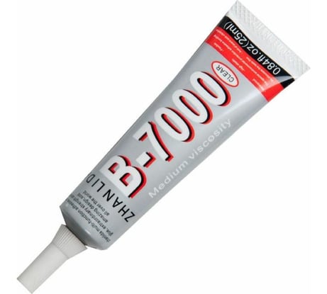 Клей герметик для проклейки тачскринов ZeepDeep B-7000 прозрачный, 25 мл 833509