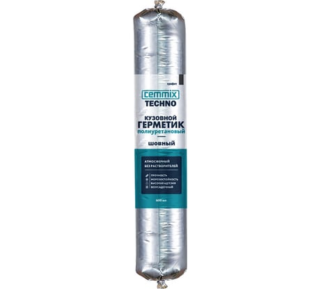 Полиуретановый герметик CEMMIX (кузовной; 300 мл; графит) G300G