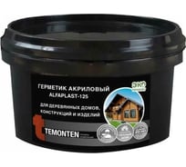 Герметик Alfaplast 125 Технология Теплый шов Золотистая сосна ведро 5 л/7 кг 4627176170373