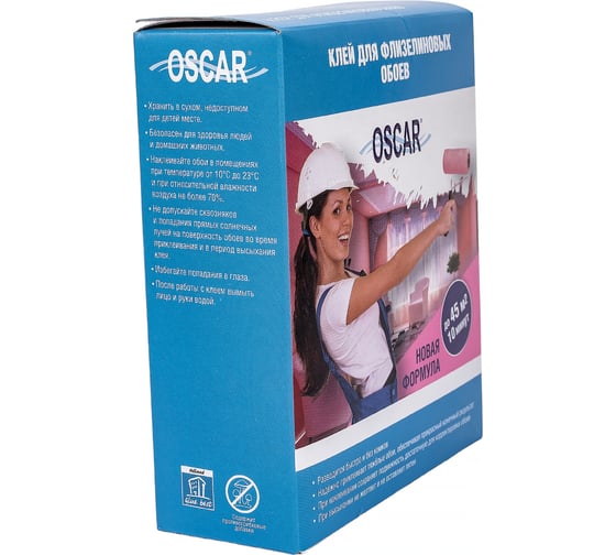 Клей Oscar для флизелиновых обоев сухой, 250 г GOF250-k
