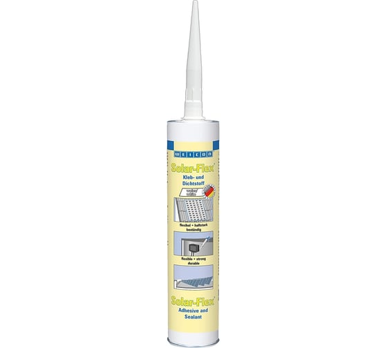 Клей-герметик WEICON Solar-Flex MS-Полимер 290 мл белый wcn13750290 1