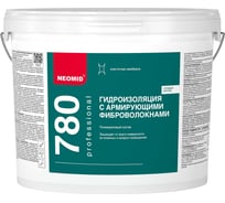 Гидроизоляция с армирующими фиброволокнами NEOMID для влажных и мокрых помещений, 12 кг Н-Гидроиз-12 23958483