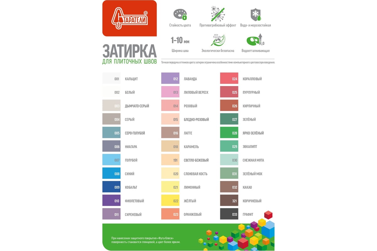 Затирка для швов плитки готовая