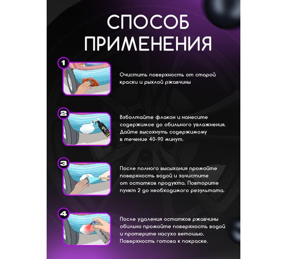 Преобразователь ржавчины Defender Auto Rustoff 500 10514
