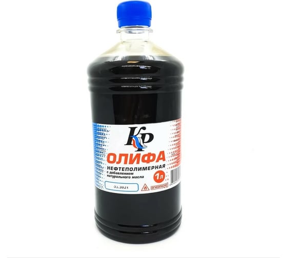Олифа нефтеполимерная с добавлением натурального масла КР 0,5л 4610044290495 1