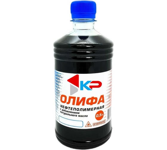Олифа нефтеполимерная с добавлением натурального масла КР 0,5л 4610044290488 1