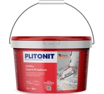Затирка для швов плитки PLITONIT COLORIT Premium 0,5-13 мм темно-коричневая 2 кг 22080 25183761