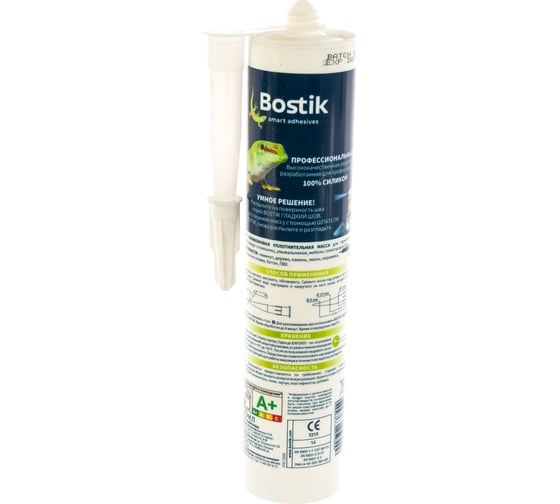Идеальный силиконовый герметик Bostik Perfect Seal Кухня нейтральный белый 280 мл BOK638554