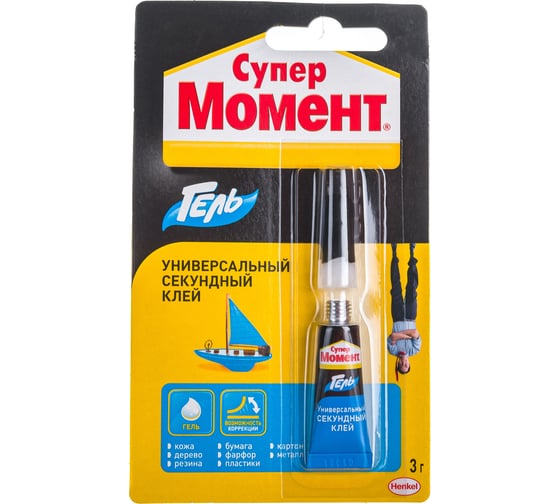 Супер гель МОМЕНТ КЛЕЙ, 3 гр. БЛ-1шт. ШБ 10/120 874569