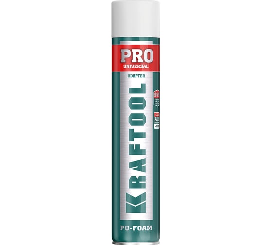 Монтажная пена KRAFTOOL ADAPTER PRO 750 мл, адаптерная, профессиональная, полиуретановая, всесезонная SVS 41173_z01
