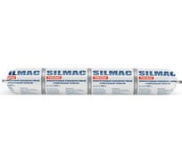 Нейтральный атмосферостойкий силиконовый герметик SILMAC PROFESSIONAL колбаса 500 мл серый SP-0008