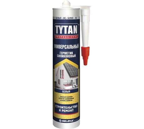 Универсальный силиконовый герметик Tytan PROFESSIONAL картридж, белый, 280 мл 17899 226032
