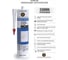 Силиконовый сантехнический герметик EAST BRAND кислотный, прозрачный, 280 мл ES0006 2