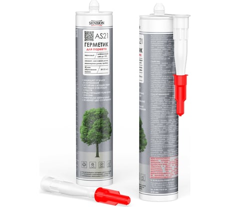 Герметик для древесины и паркета SENBION AS-21 акриловый орех 310 мл SB2944/310-Орех