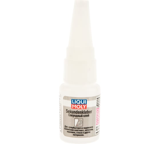 Секундный клей 0,01кг LIQUI MOLY Sekunden-Kleber 7557