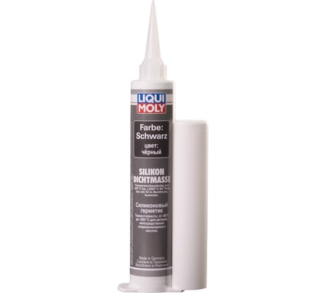 Силиконовый герметик черный 0,08л LIQUI MOLY Silicon-Dichtmasse schwarz 7639